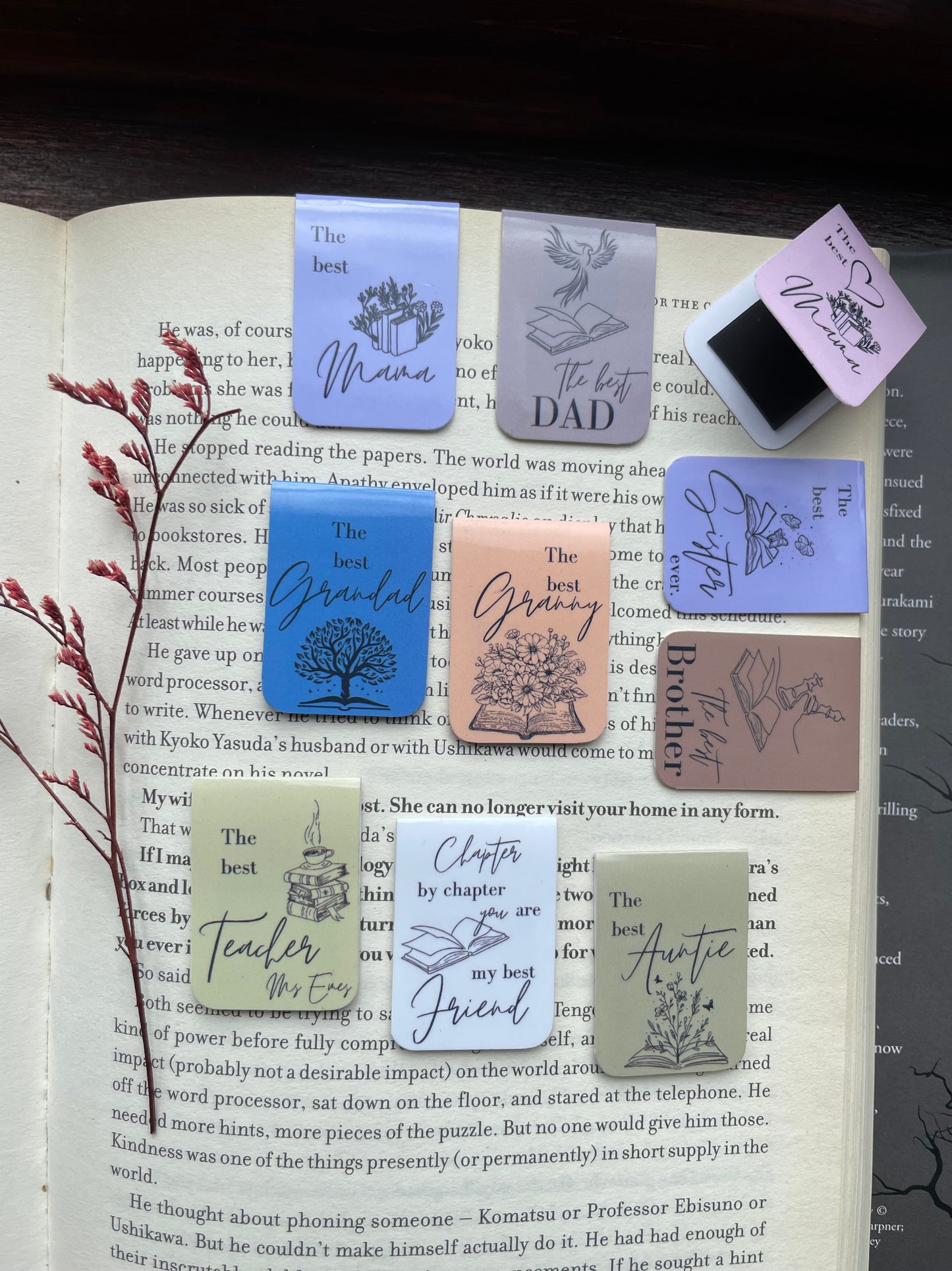 Personalised Mini Bookmark – The Best Mum, Dad, Auntie, Granny, Grandad, Teacher & Friends Collection