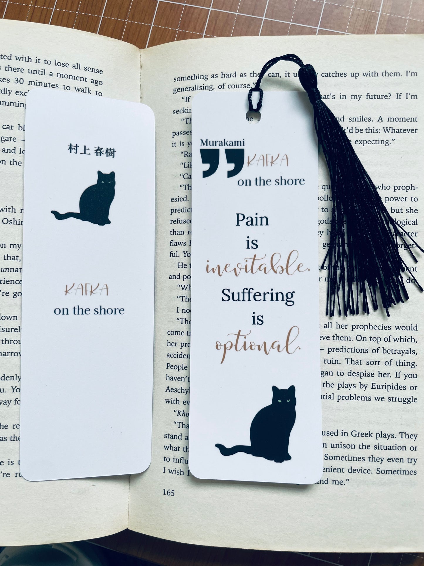 Haruki Murakami Quote Bookmarks – Literary Gifts for Book Lovers