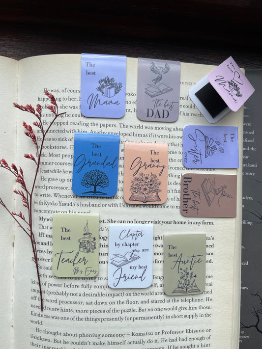 Personalised Mini Bookmark – The Best Mum, Dad, Auntie, Granny, Grandad, Teacher & Friends Collection
