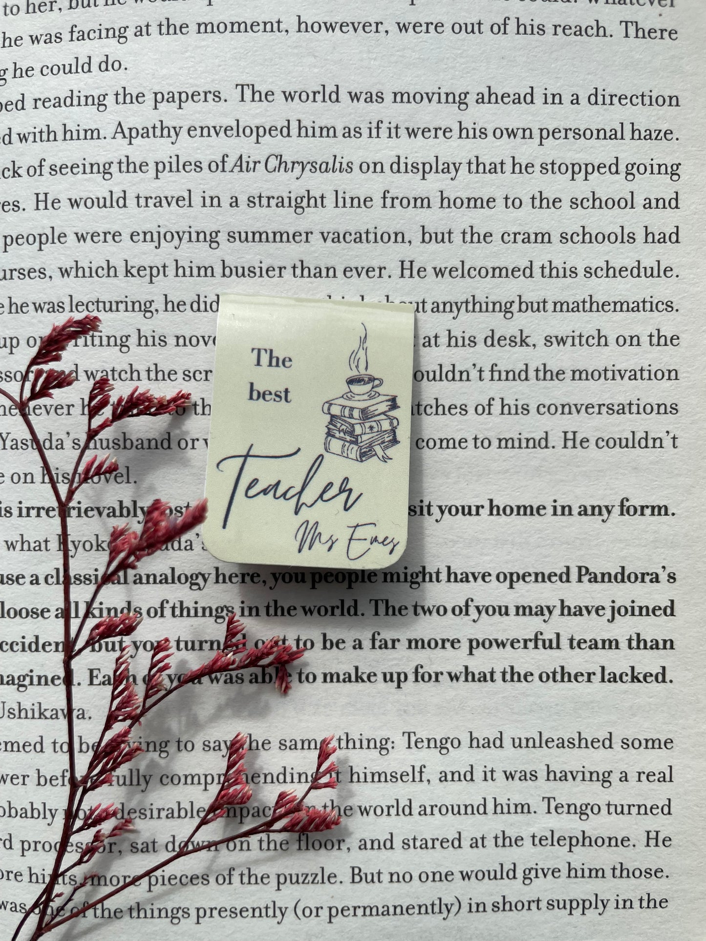 Personalised Mini Bookmark – The Best Mum, Dad, Auntie, Granny, Grandad, Teacher & Friends Collection