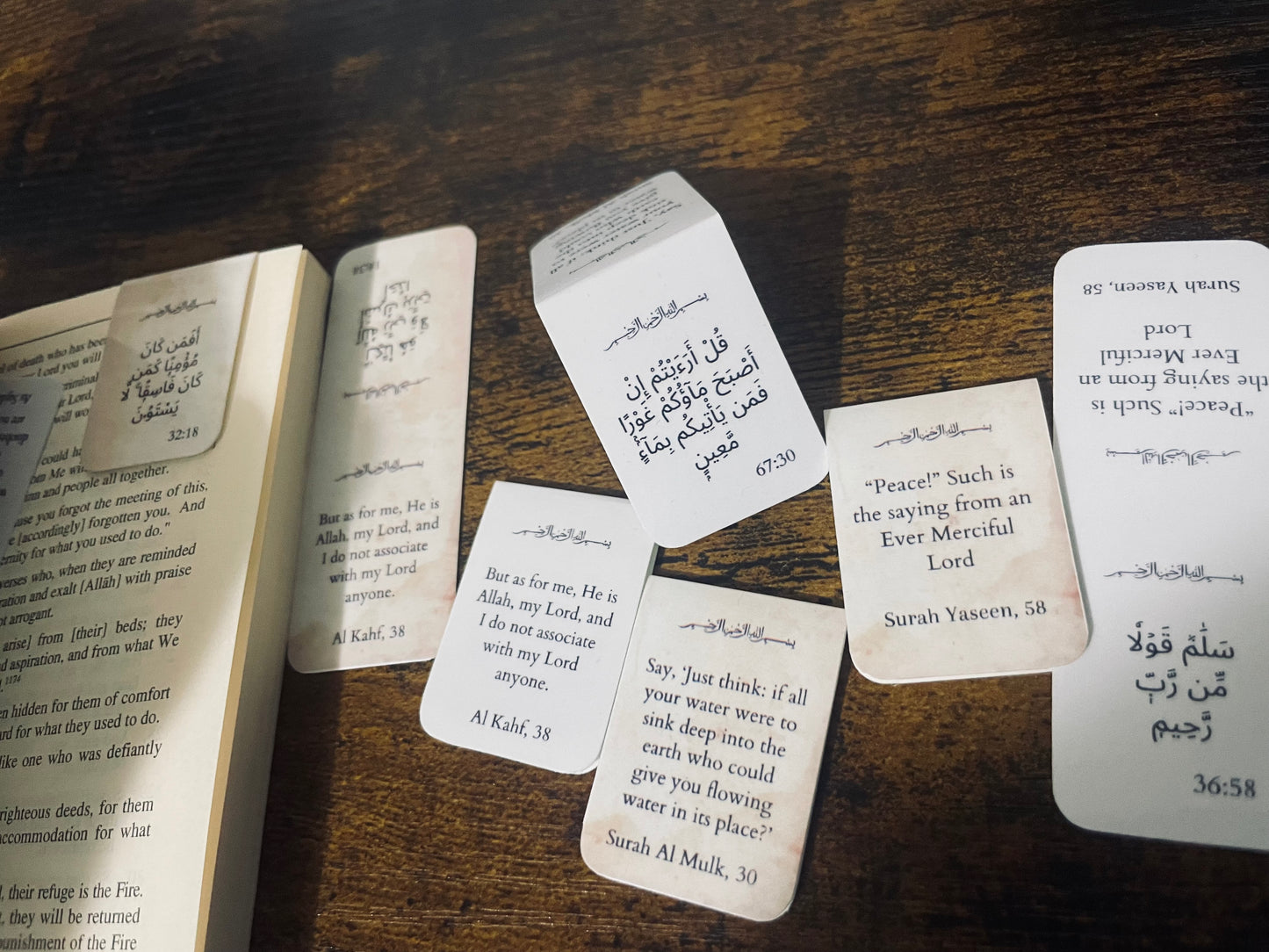 Mini Magnetic Bookmarks With Quran Verses - Custom Ayat Available